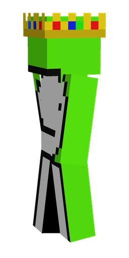 Green skin: body, left side render