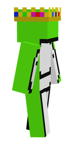 Green skin: body, right side render