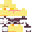 Classic skin: raw texture render