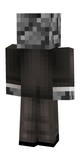 Black skin: body, back render