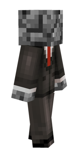 Black skin: body, right side render