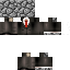 Black skin: raw texture render