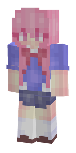 Blue skin: body, front render