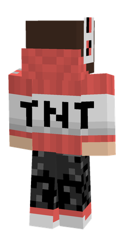 Black skin: body, back render