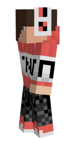 Black skin: body, left side render