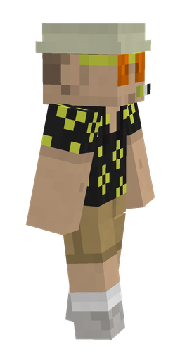 Black skin: body, right side render