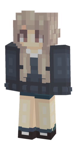 Black skin: body, front render