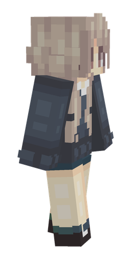 Black skin: body, right side render