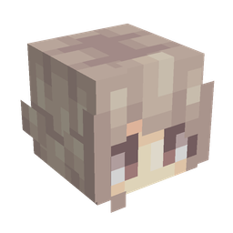 Black skin: head render