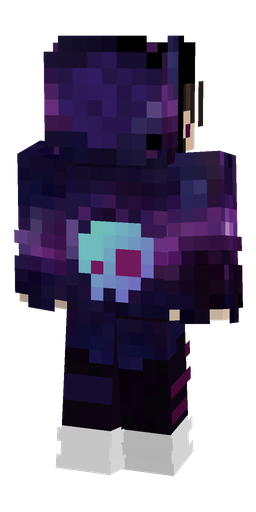 Black skin: body, back render