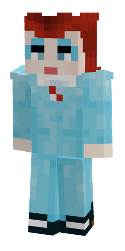 Blue skin: body, front render