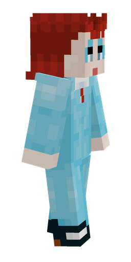 Blue skin: body, right side render