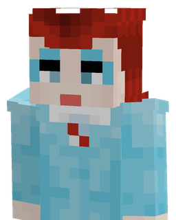Blue skin: bust render