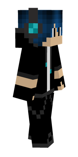 Black skin: body, right side render
