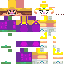 Classic skin: raw texture render