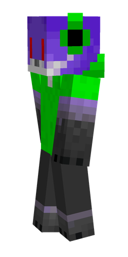 Black skin: body, left side render