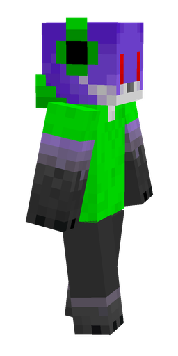 Black skin: body, right side render