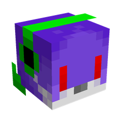 Black skin: head render