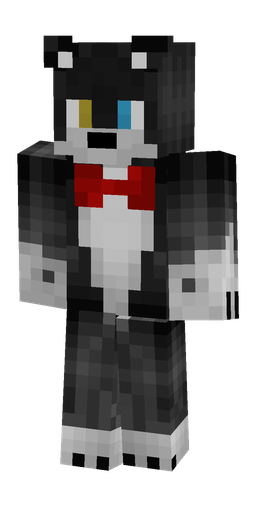 Black skin: body, front render