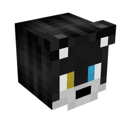 Black skin: head render