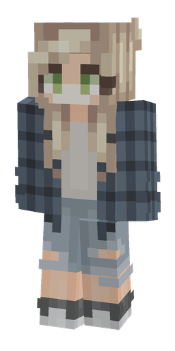 Gray skin: body, front render