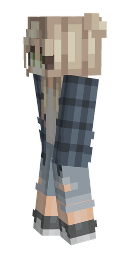 Gray skin: body, left side render