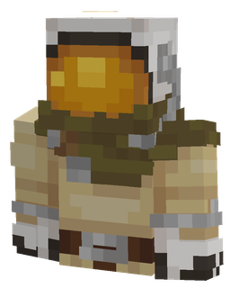 Brown skin: bust render