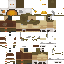 Brown skin: raw texture render