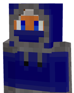 Blue skin: bust render