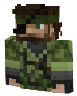Black skin: bust render