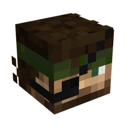Black skin: head render