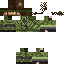 Black skin: raw texture render