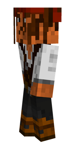 Black skin: body, left side render