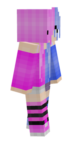 Blue skin: body, right side render