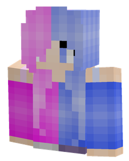 Blue skin: bust render