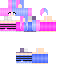 Blue skin: raw texture render