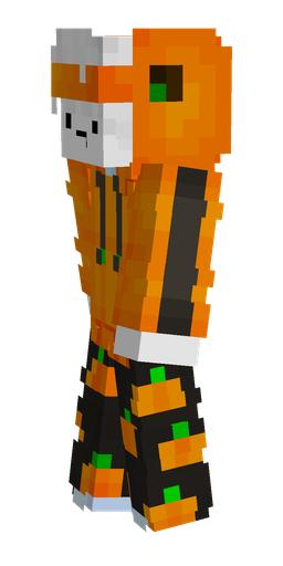 Black skin: body, left side render