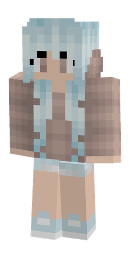 Blue skin: body, front render