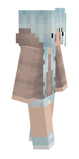 Blue skin: body, right side render