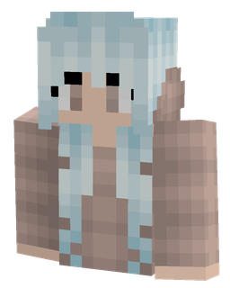 Blue skin: bust render