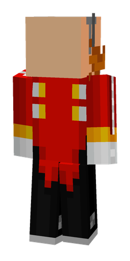 Black skin: body, back render