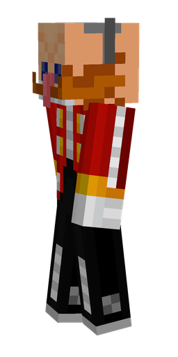 Black skin: body, left side render