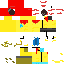 Classic skin: raw texture render