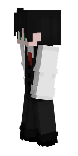Black skin: body, left side render