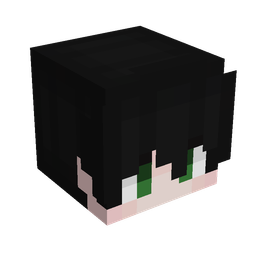 Black skin: head render