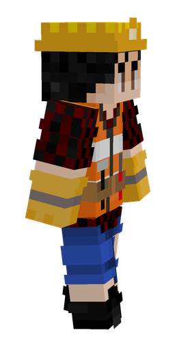 Black skin: body, right side render