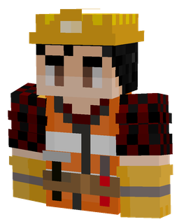Black skin: bust render