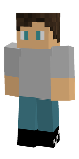 Black skin: body, front render