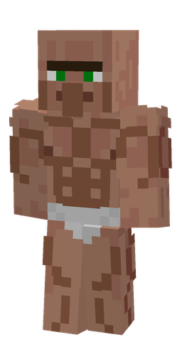 Brown skin: body, front render