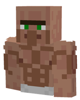 Brown skin: bust render